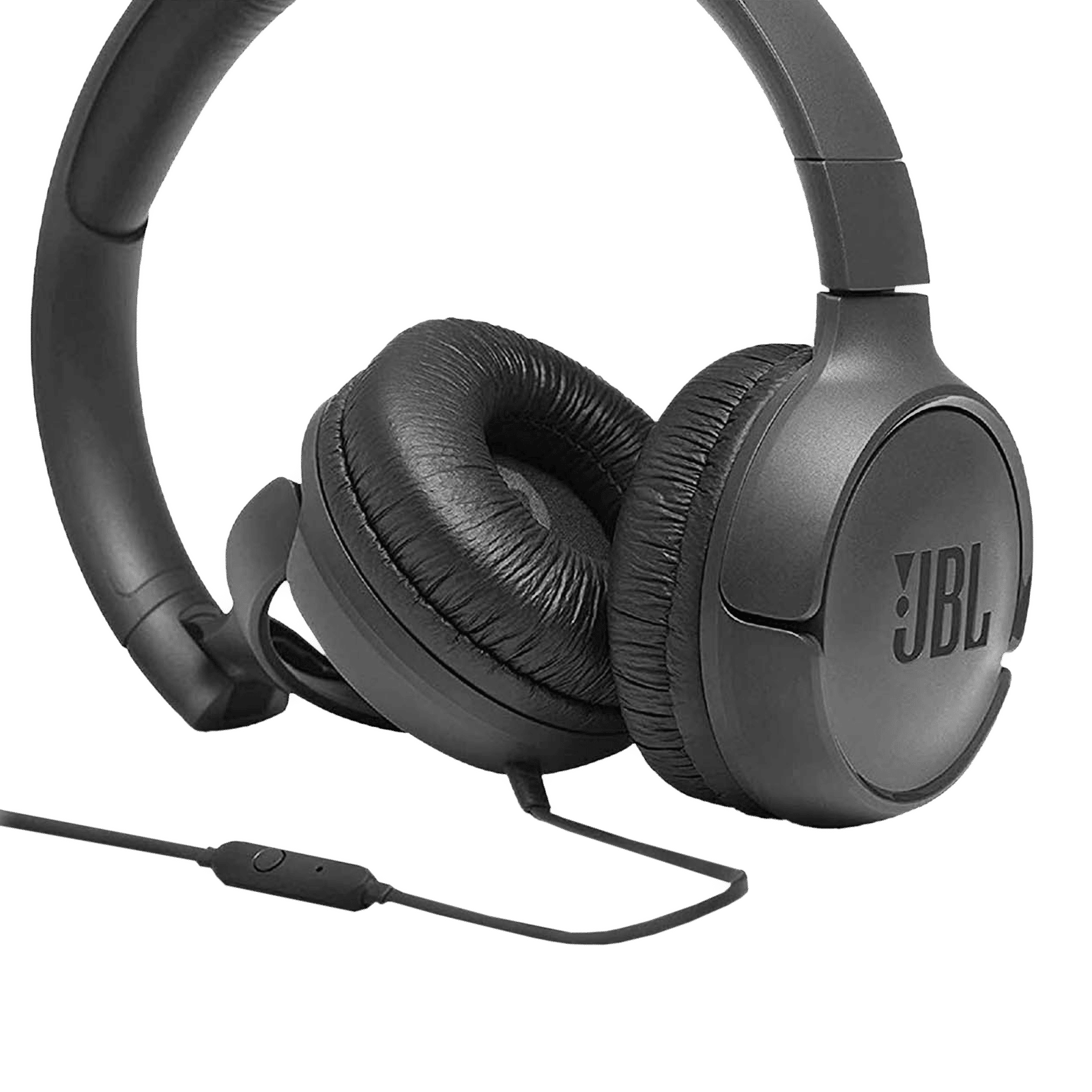 Buy JBL Tune 500 Wired Headphone with Mic (On Ear, Black) Online Croma